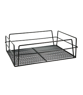 Black Glass Basket 430 x 350 x 130mm