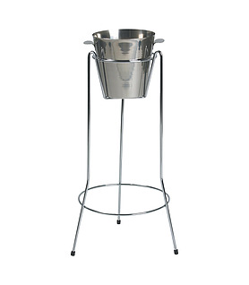 Chrome Wine Bucket Floor Stand