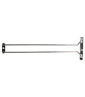 Chrome Glass Hanger 410mm