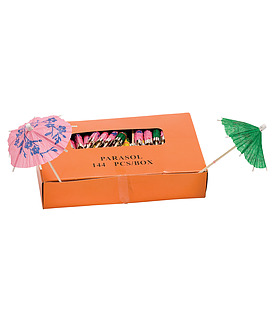 Cocktail Parasols 144 Per Packet