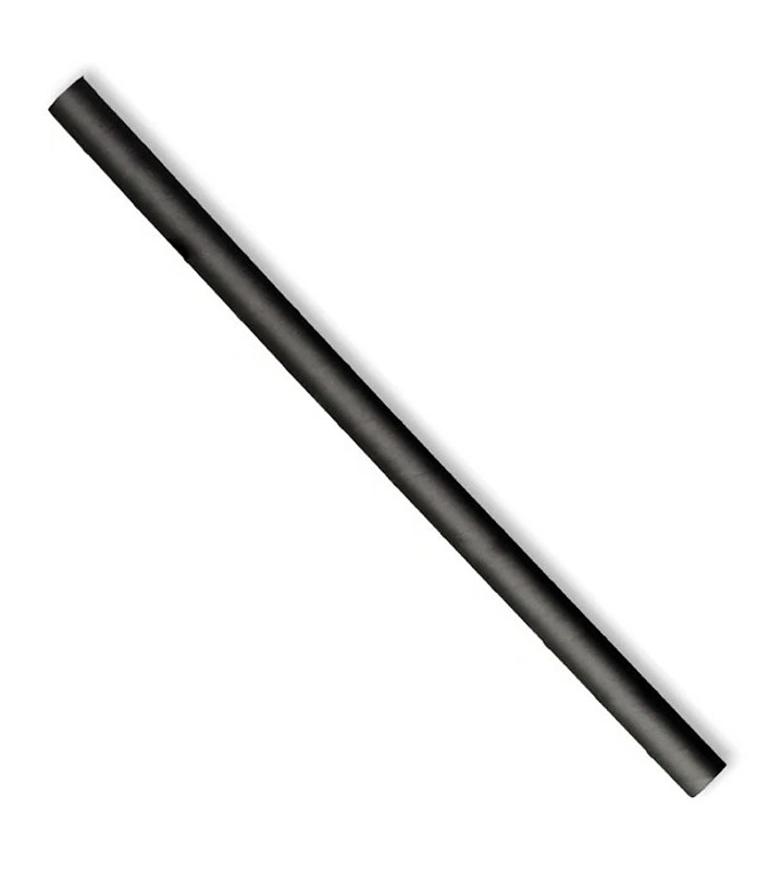 Black Jumbo Paper Straw 2500 Per Ctn