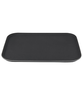 Black Rectangular XLarge Anti-Slip Fibreglass Tray 560 x 405mm