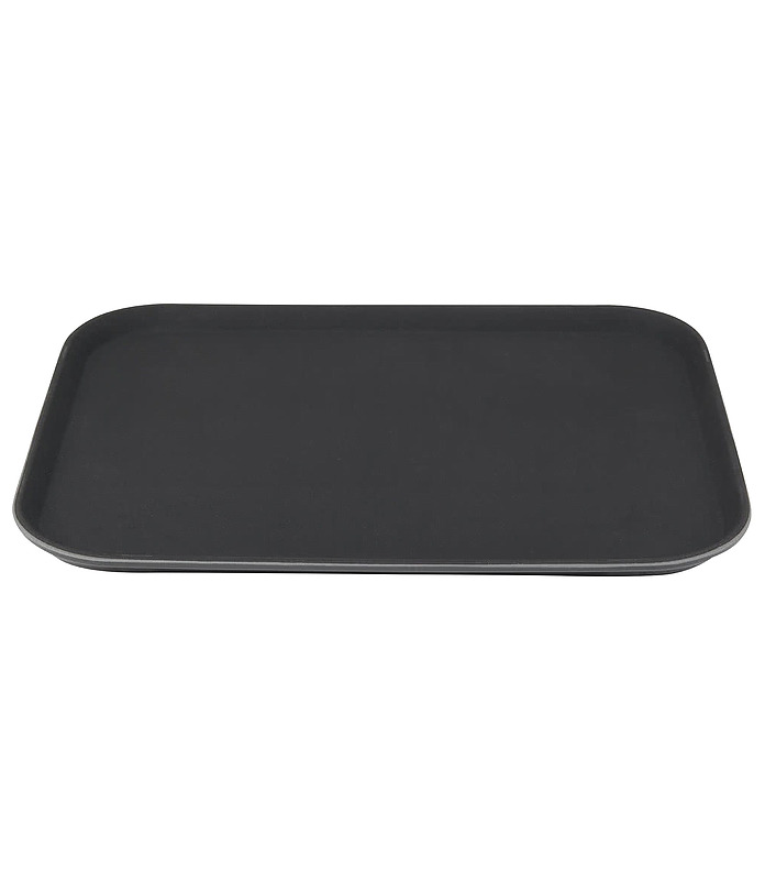 Black Rectangular XLarge Anti-Slip Fibreglass Tray 560 x 405mm