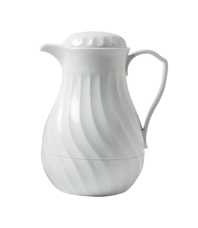 White Swirl Insulated Jug 2L