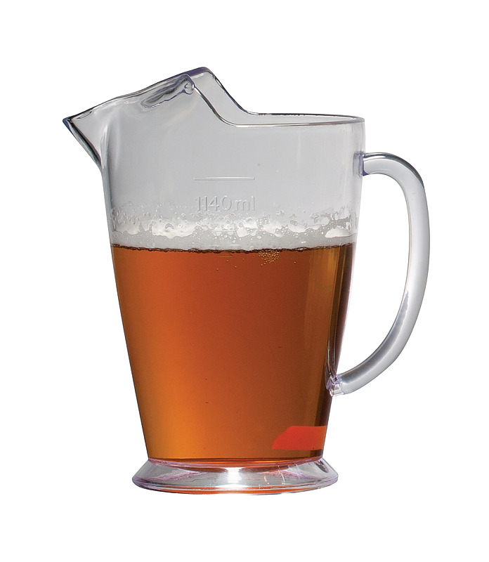 Beer Jug SAN Plastic 1140ml