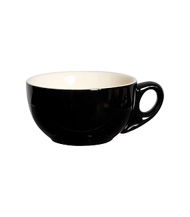 Lulu Cappuccino Cup Black 220ml