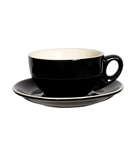 Lulu Cappuccino Cup Black 220ml