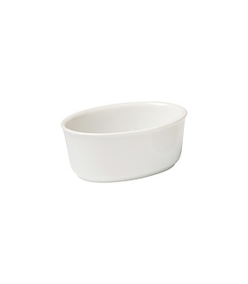 Host Classic White Oval Baker 125 x 90mm x 50mm 285ml