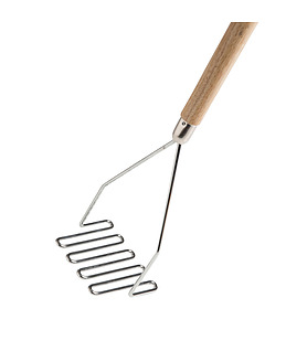 Potato Masher with Wood Handle 300mm