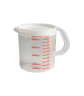 Decor Measuring Jug With Lid 1L