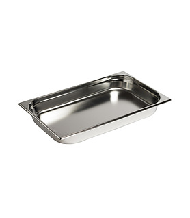 Stainless Steel Steam Pan 1/1 x 20mm Deep