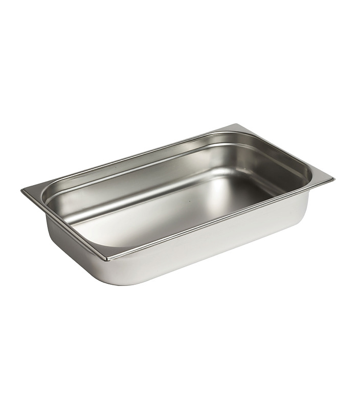 Stainless Steel Steam Pan 1/1 x 100mm Deep