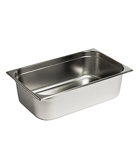 Stainless Steel Steam Pan 1/2 x 100mm Deep