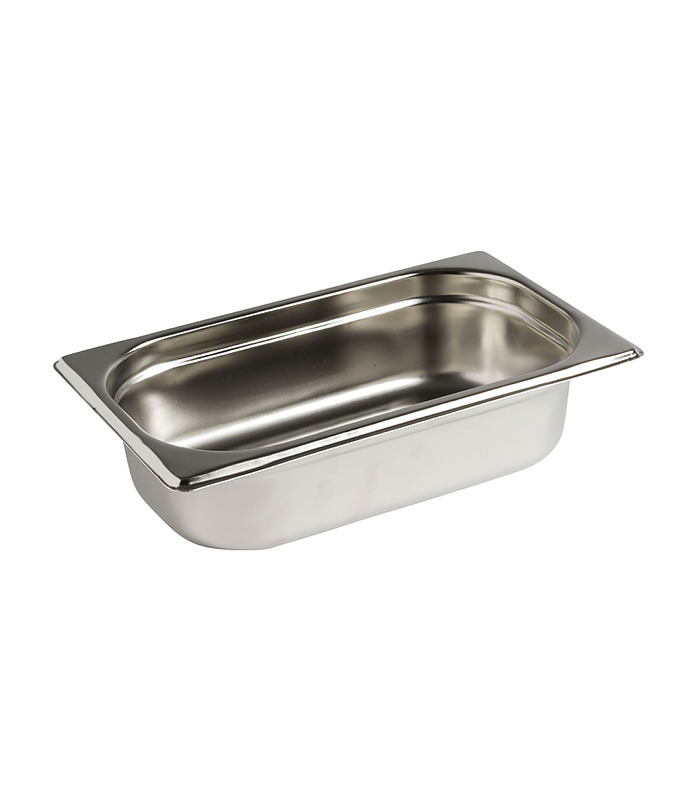 Stainless Steel Steam Pan 1/3 x 100mm Deep