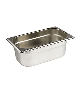 Stainless Steel Steam Pan 1/3 x 150mm Deep