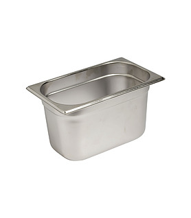 Stainless Steel Steam Pan 1/4 x 150mm Deep