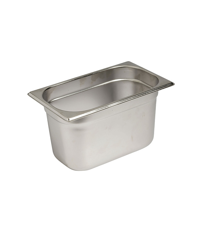 Stainless Steel Steam Pan 1/4 x 150mm Deep