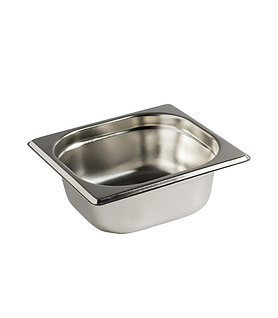 Stainless Steel Steam Pan 1/6 x 65mm Deep