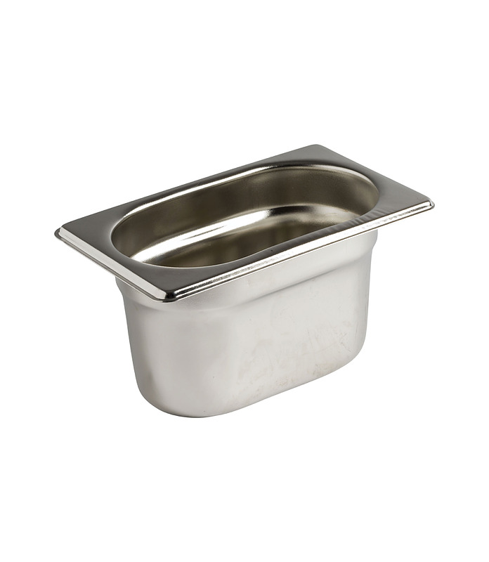 Stainless Steel Steam Pan 1/9 x 100mm Deep