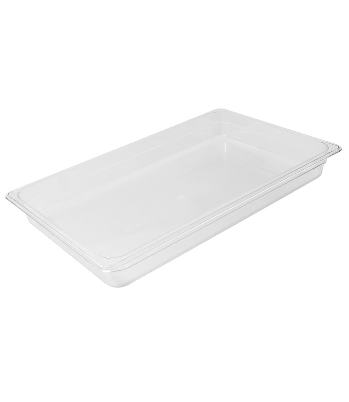 Polycarbonate Food Pan Clear 1/1 x 200mm Deep