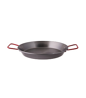 Black Steel Paella Pan 260mm