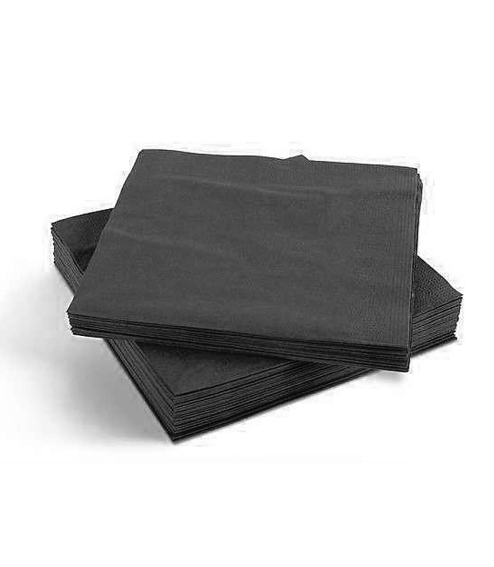 Black Cocktail Napkin 2 Ply 2000 Per Ctn