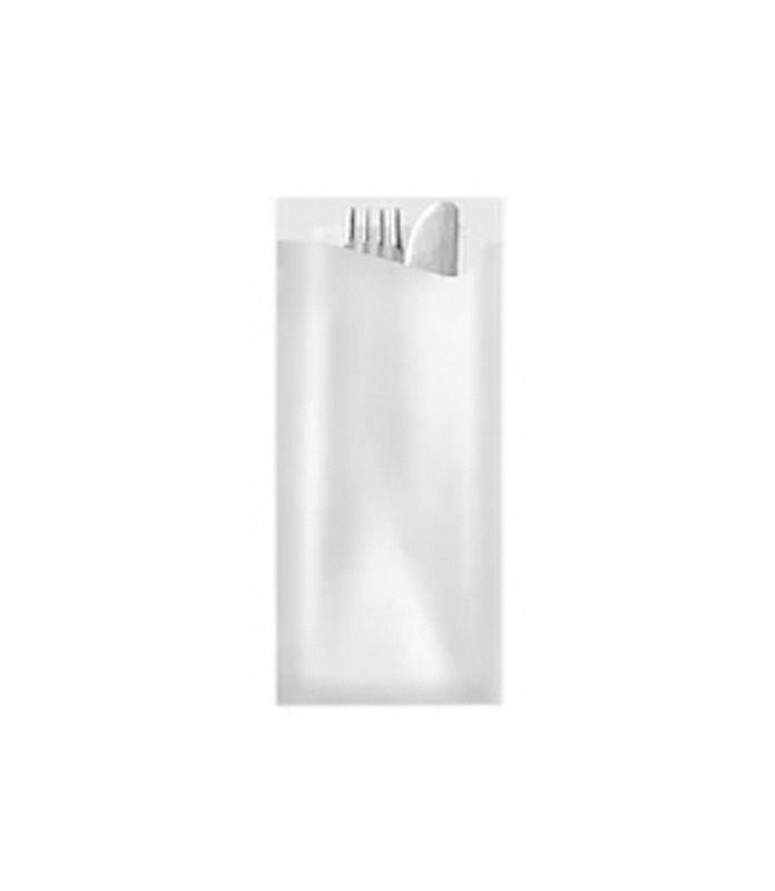 Pochetta White Cutlery Pouch Napkin 2 Ply 350 Per Ctn