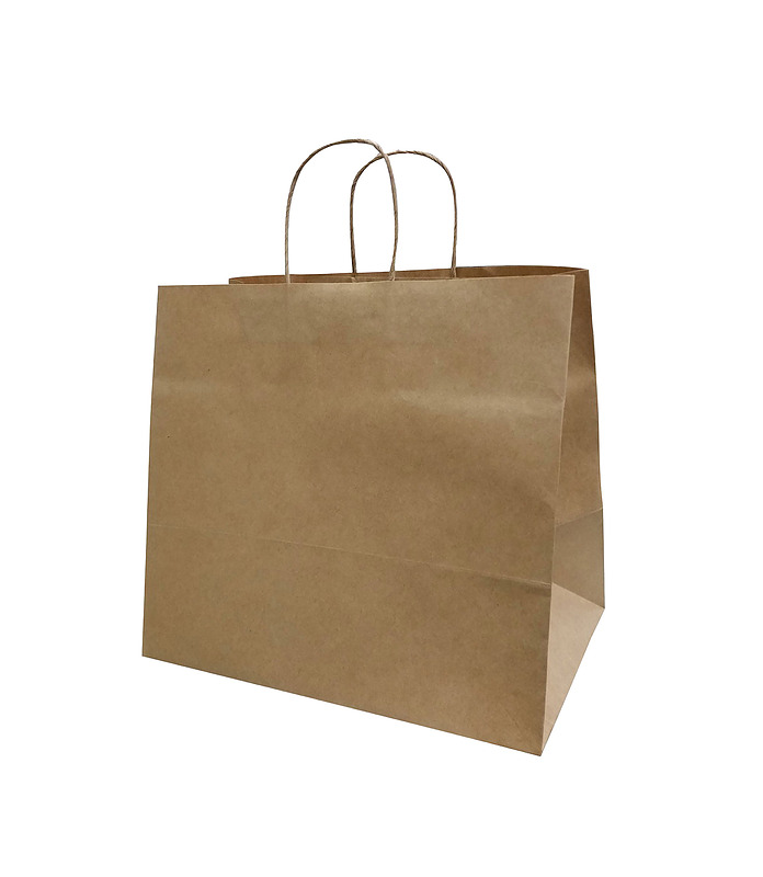 Kraft Paper Bag Medium 305 x 300mm 250 Per Ctn