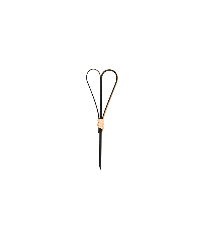 Skewer Heart Black 100mm 100 Per Pack