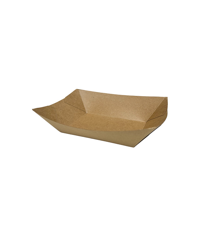 Greentrail PLA Kraft Food Tray 168 x 96 x 58mm (500)