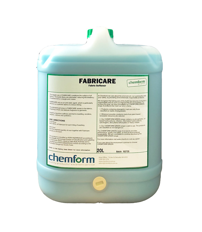 Chemform Fabricare Fabric Softener 20L