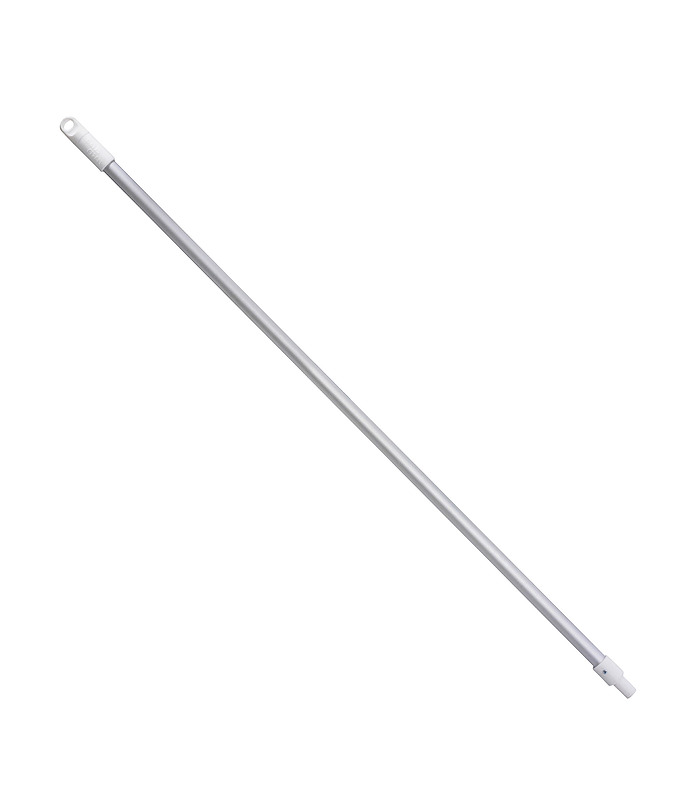 Mop Handle Aluminium 22mm Thread White 1.5m