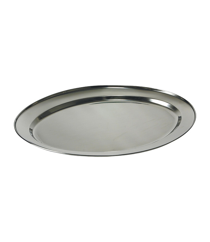 Stainless Steel Oval Platter 450mm