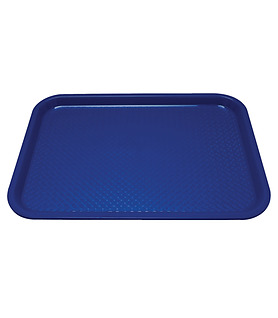 Blue Rectangular Large Plastic Tray (450 x 350mm)