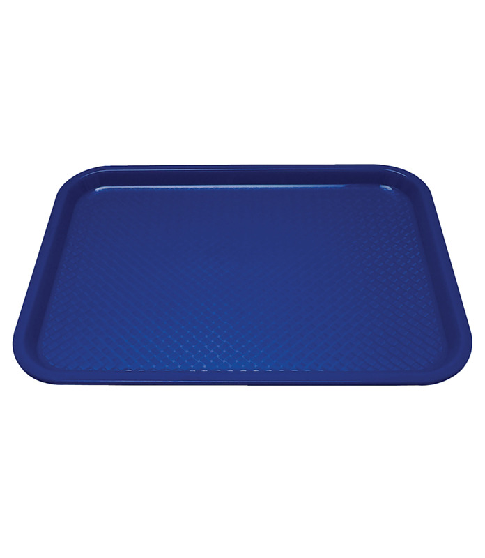 Blue Rectangular Large Plastic Tray (450 x 350mm)