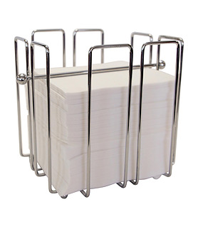 Chrome Plated Large Napkin Holder