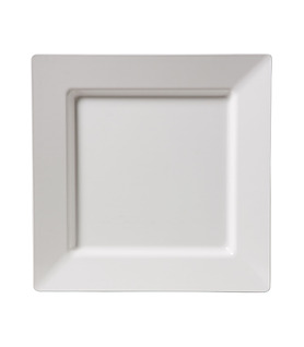 Melamine Square Platter White 400mm