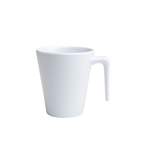 Melamine Mug White 340ml