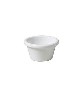 Melamine Ramekin White 120ml 85 x 50mm