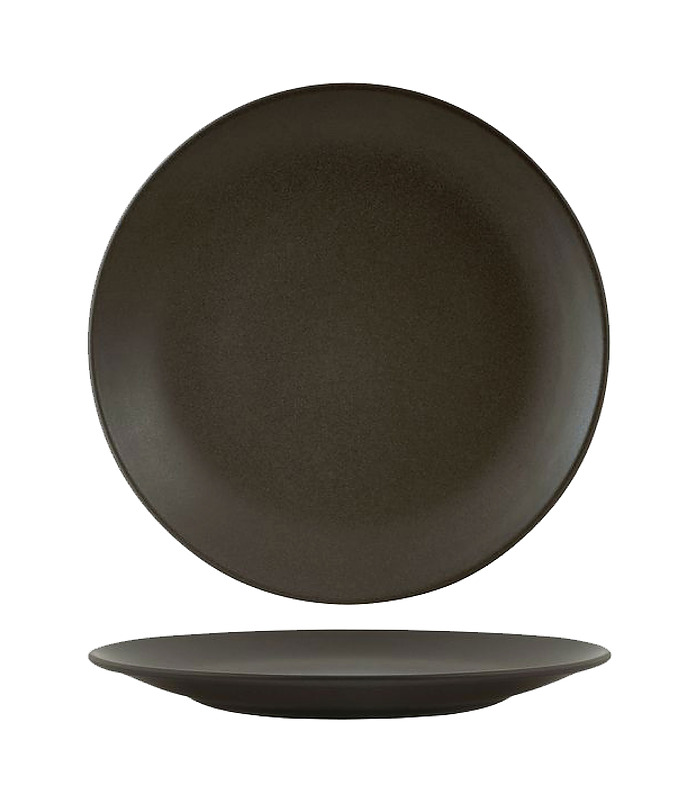 Zuma Coupe Plate Round Charcoal 285mm