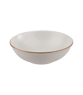 Zuma Round Bowl Mineral 195mm