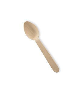 Wooden Teaspoon 100mm 2000 Per Ctn