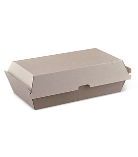 BetaBoard Kraft Snack Box Large 205 x 107 x 78mm (200)