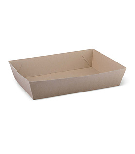 BetaBoard Kraft Food Tray #5 280 x 205 x 58mm (100)