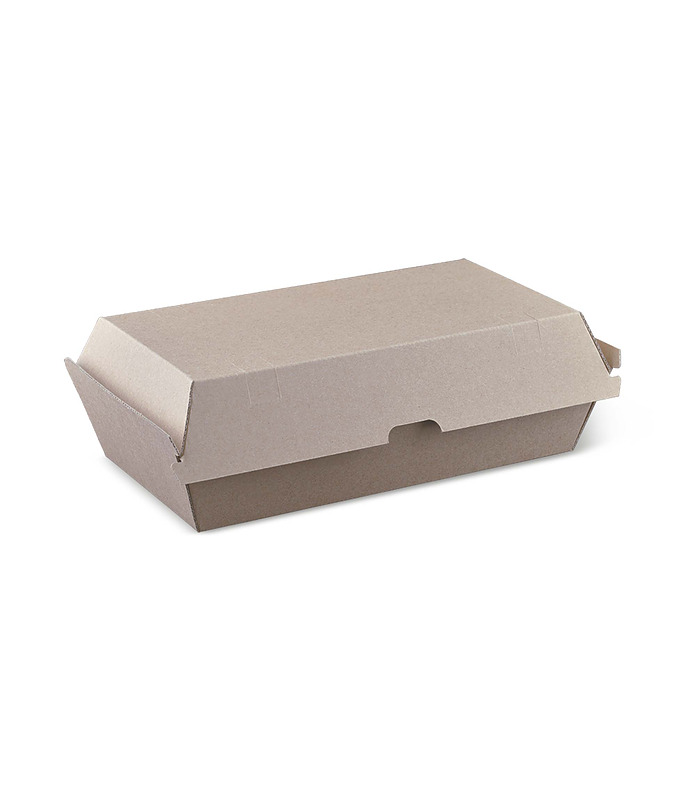 BetaBoard Kraft Snack Box Regular 175 x 90 x 84mm (200)