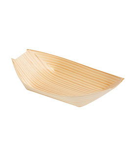 Oval Boat Biowood 170 x 85mm 50 Per Pack