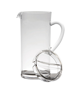 Clear Acrylic Jug With Lid 2L