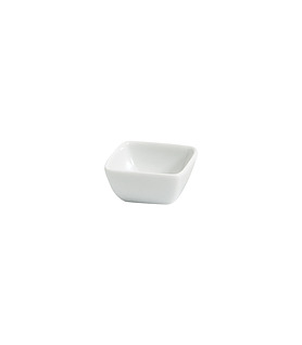 Host Classic White Mini Rounded Square Dish 60mm