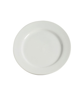 Host Classic White Round Plate Wide Rim 250mm