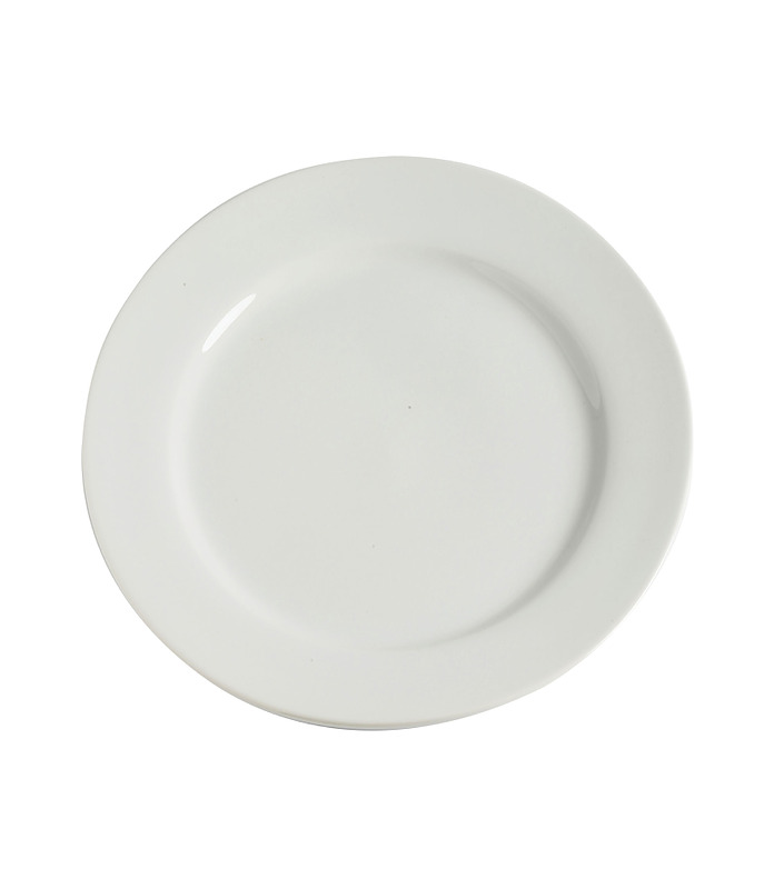 Host Classic White Round Plate Wide Rim 280mm